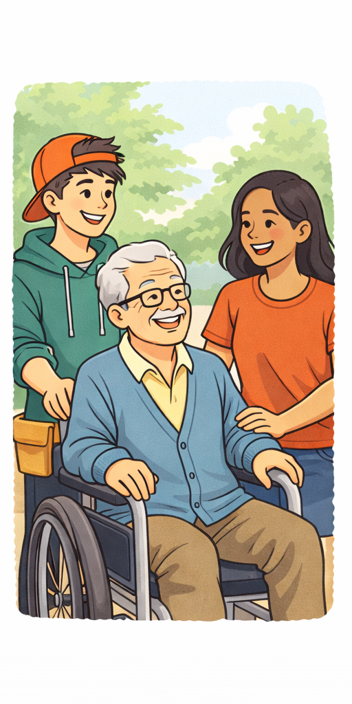 Samvera með eldri borgurum