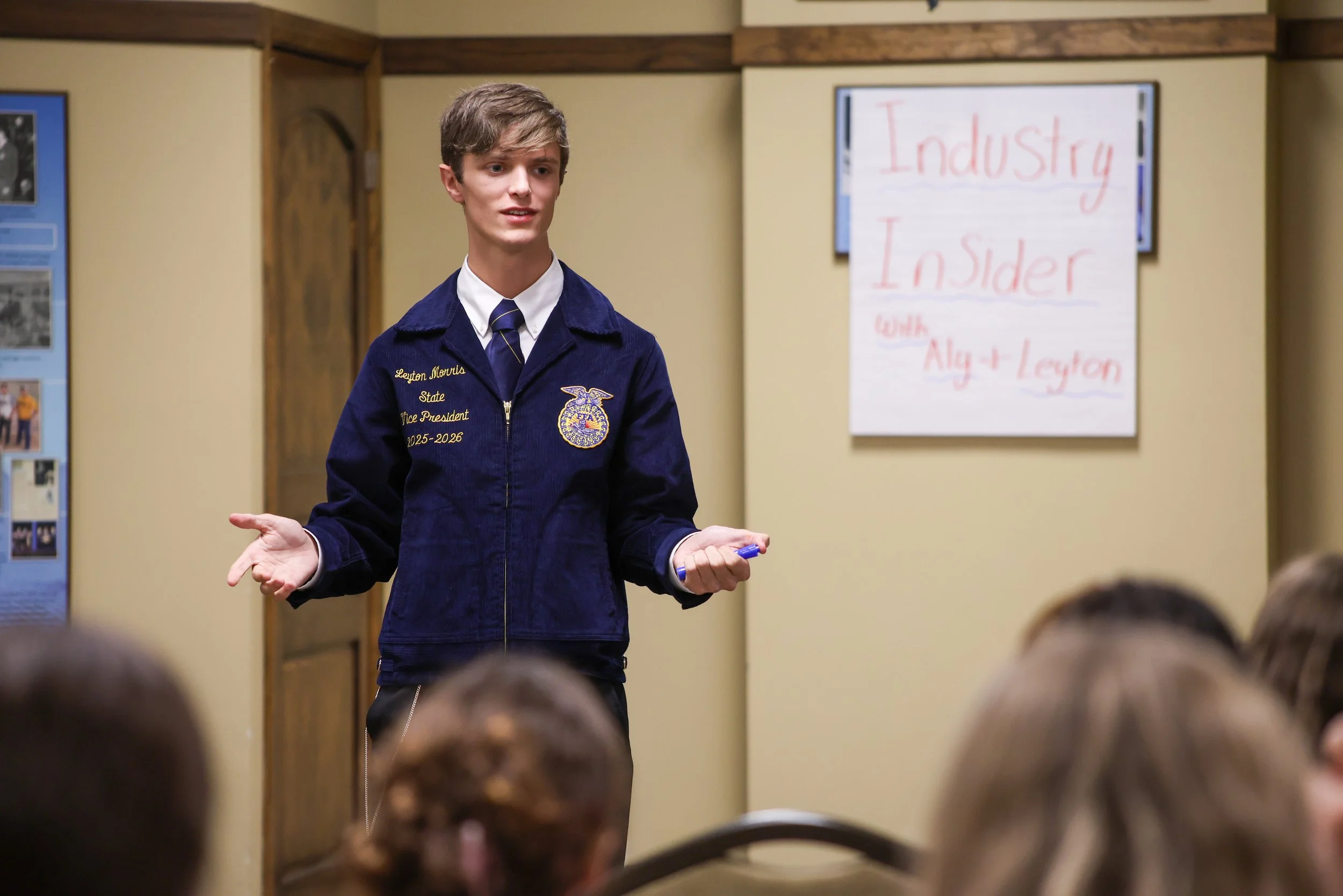 Georgia FFA State Officer delivering workshop at Discovery Conference • Canon EOS R6 Mark II | 75–300mm