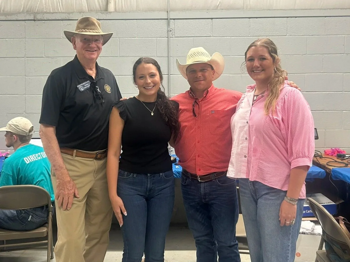 NALF interns with Sen. Burns and Tyler Harper