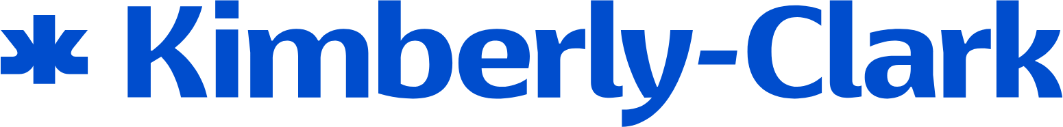 The text '*Kimberly-Clark' in blue font.