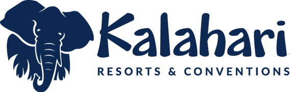 Kalahari Resorts & Conventions logo with an elephant illustration