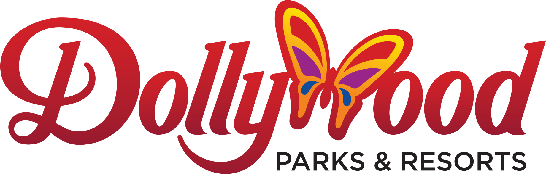 Logos of Epcot and the Butterfly Pavilion at Disney World with a stylized butterfly graphic.
