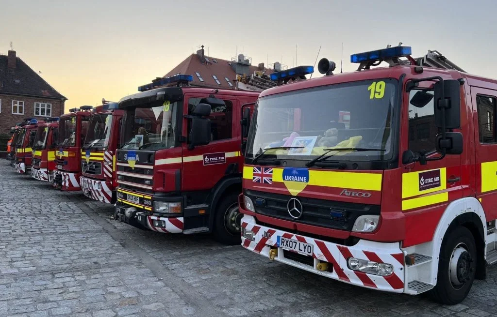 FIRE AID LEADS UK RESPONSE TO FIREFIGHTERS IN UKRAINE