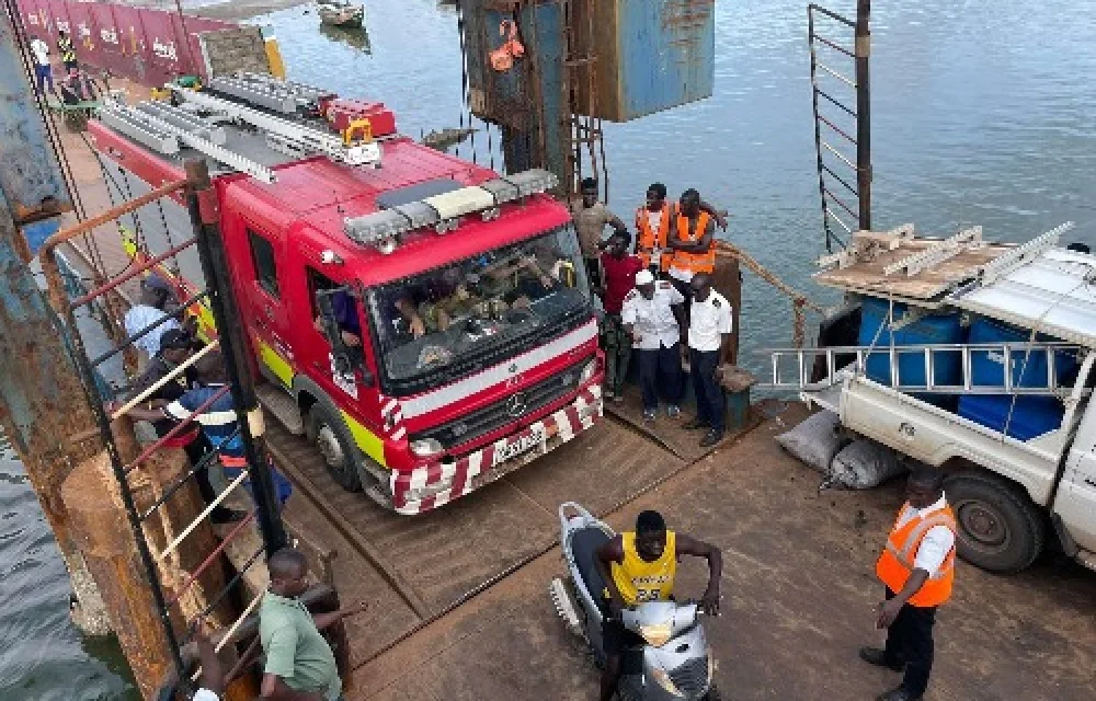 LIFE-SAVING AID CONVOY ARRIVES IN THE GAMBIA