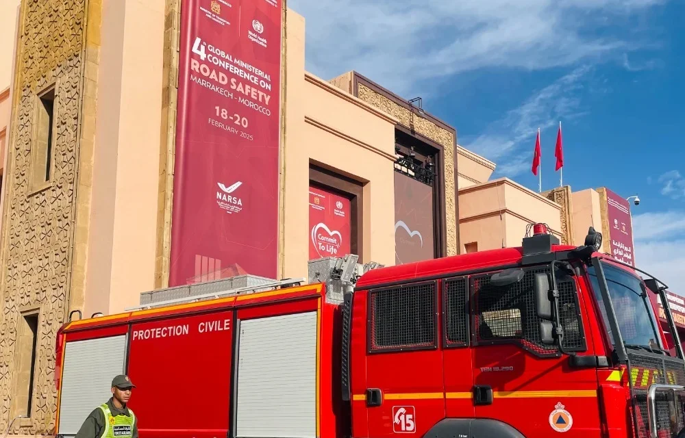 FIRE AID AT THE INTERNATIONAL CONFERENCE ON ROAD SAFETY 2025 - MOROCCO