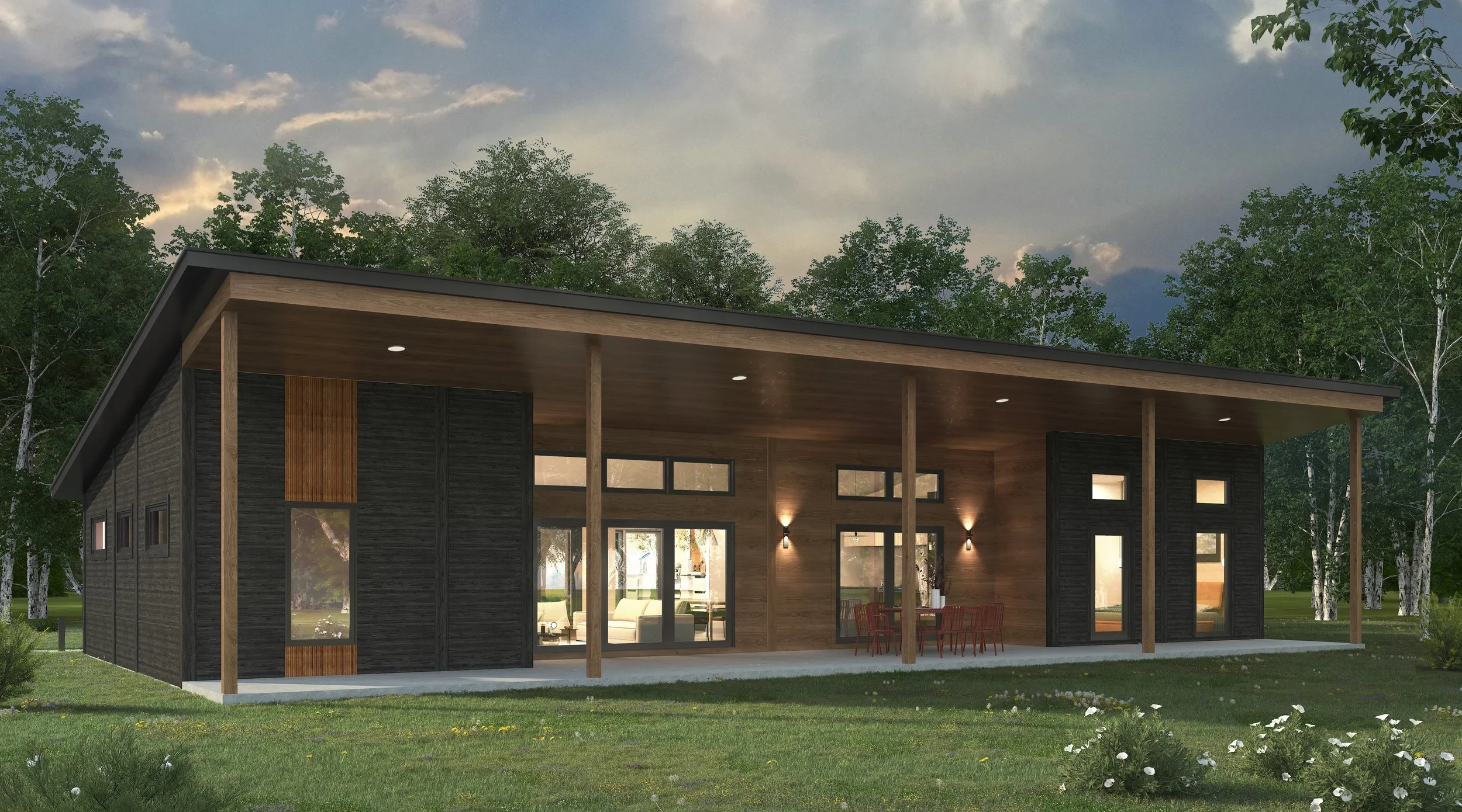 An image of the Mountain Stream at Quechee Lakes Vermont Evergreen home model