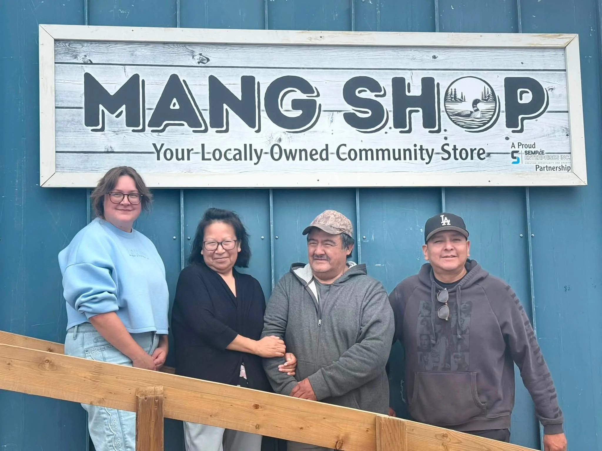 Mang Shop owners and Semple Enterprises Inc. Staff