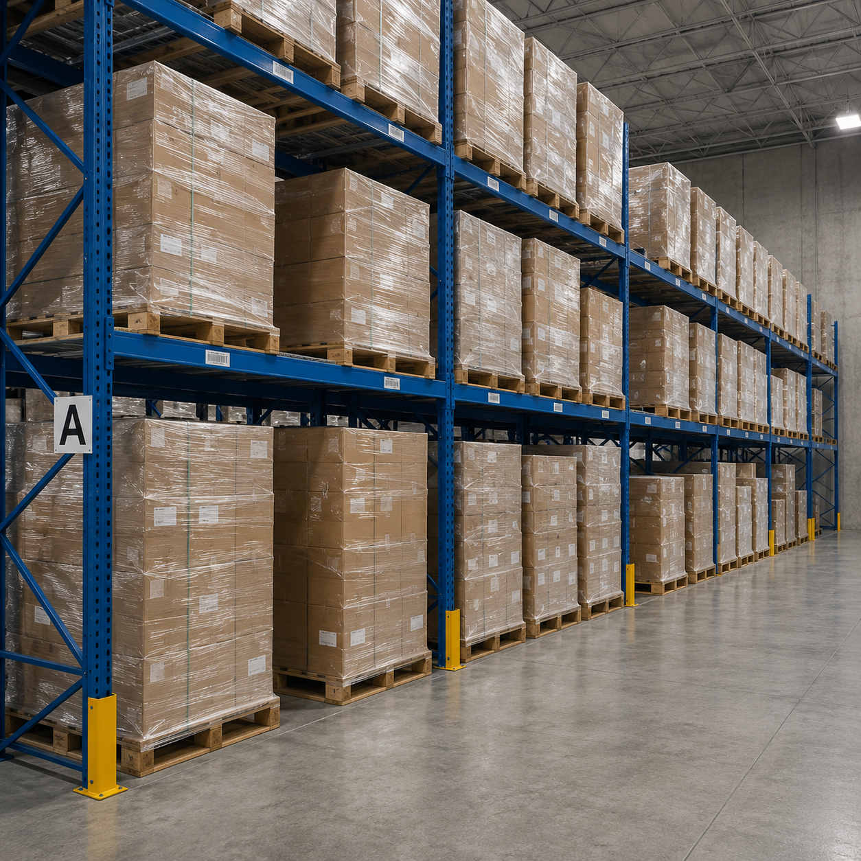 Warehouse pallets