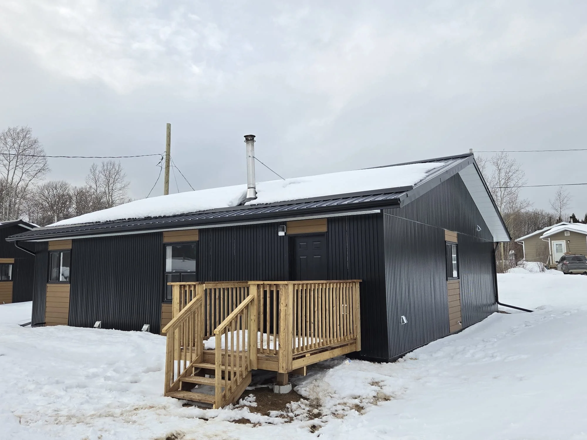 House built by Homes by Semple rear image