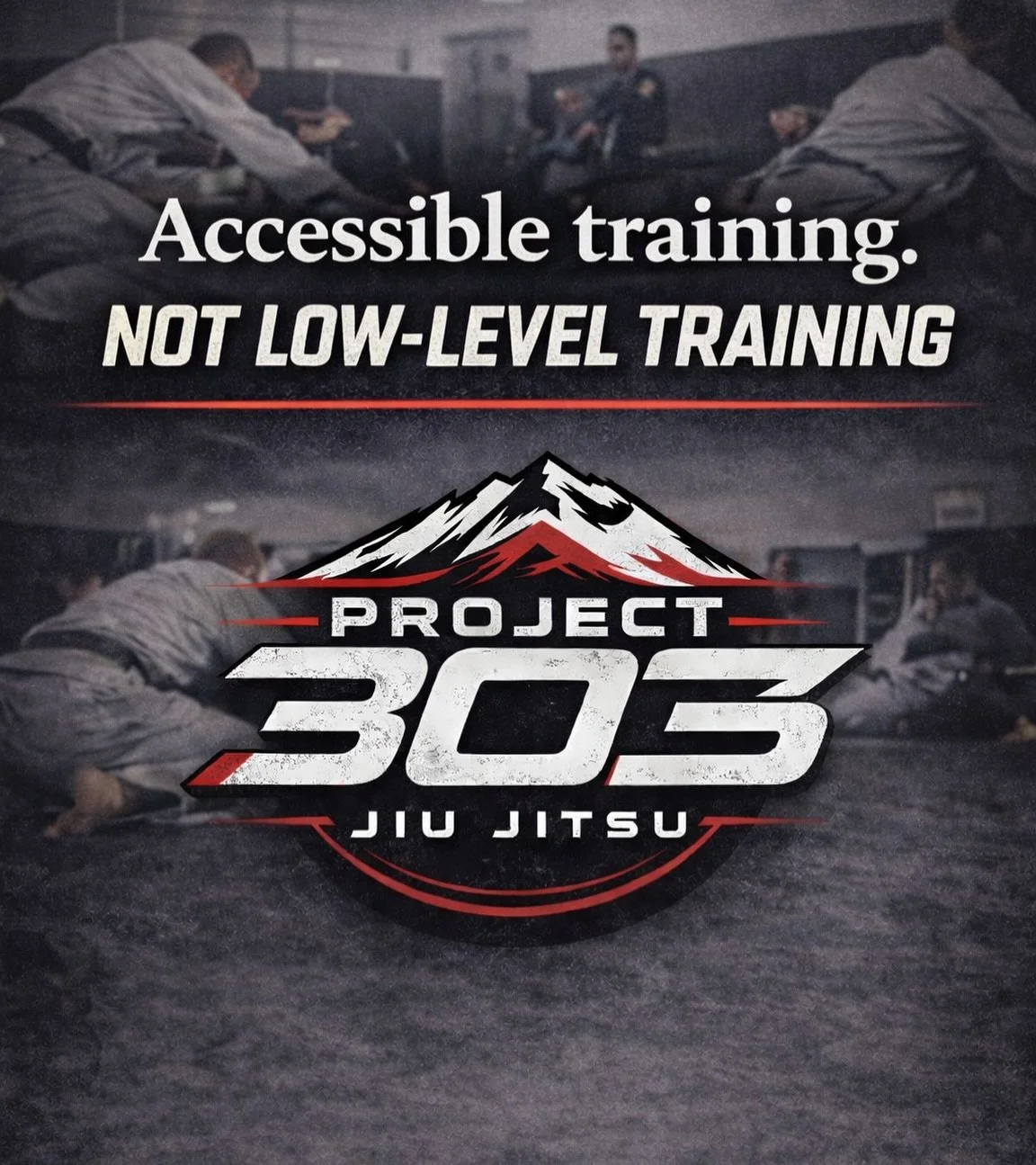 Accessible doesn&rsquo;t mean watered down.
It doesn&rsquo;t mean less.
It means opportunity.

At Project 303, we&rsquo;re building a place where anyone can step on the mat and experience real jiu jitsu&mdash;
real structure, real standards, real gro