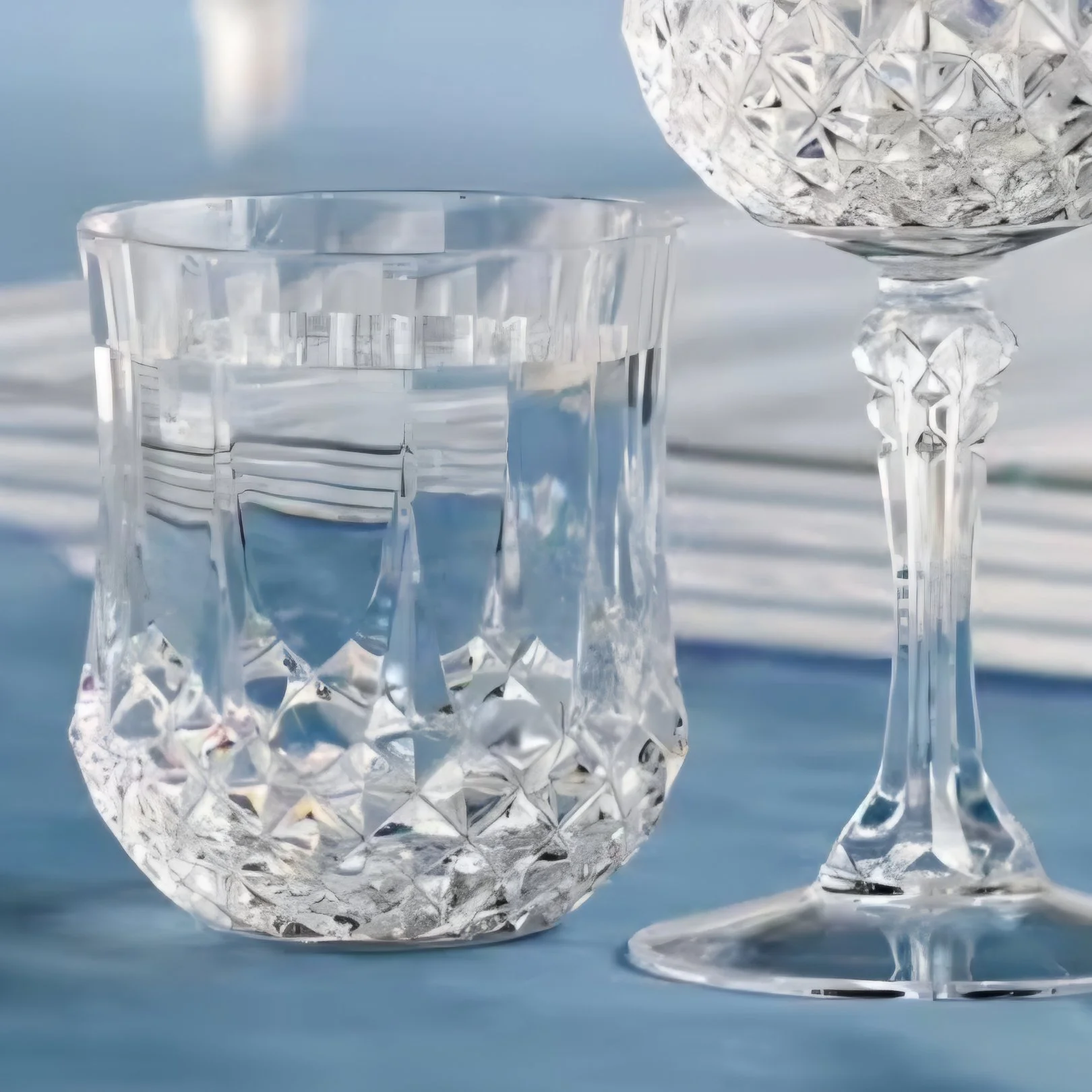 Crystal-cut Tumbler - 10 Pack