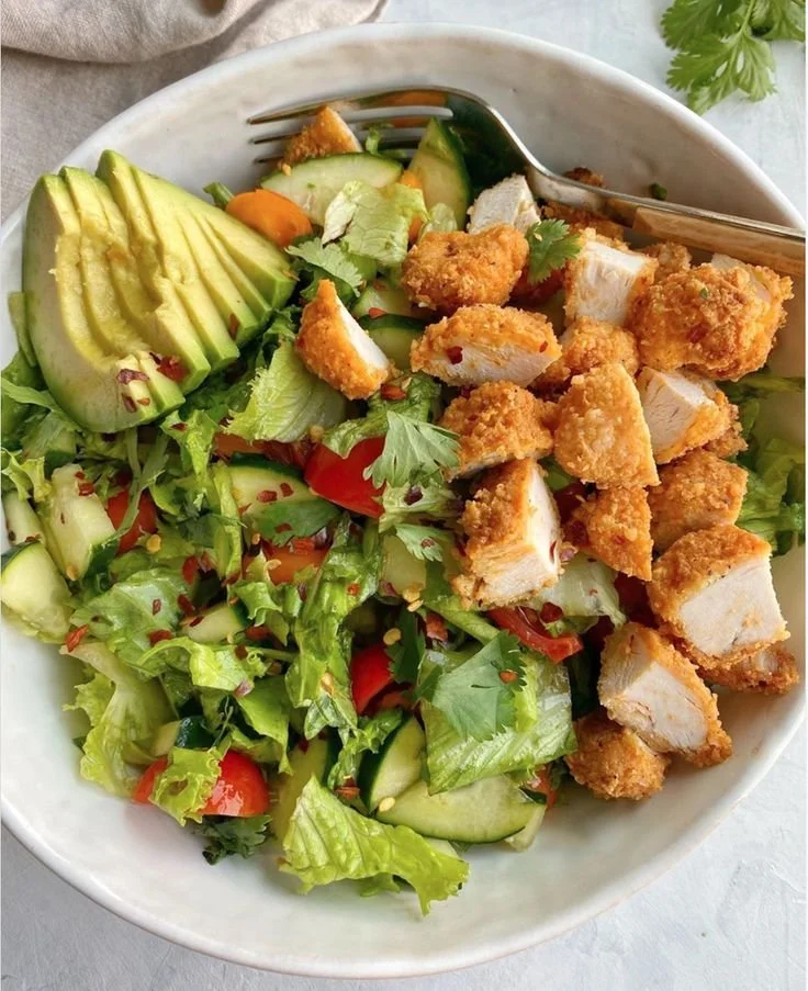 Gluten Free Buffalo Chicken Chopped Salad Recipe _ The Feedfeed.jfif