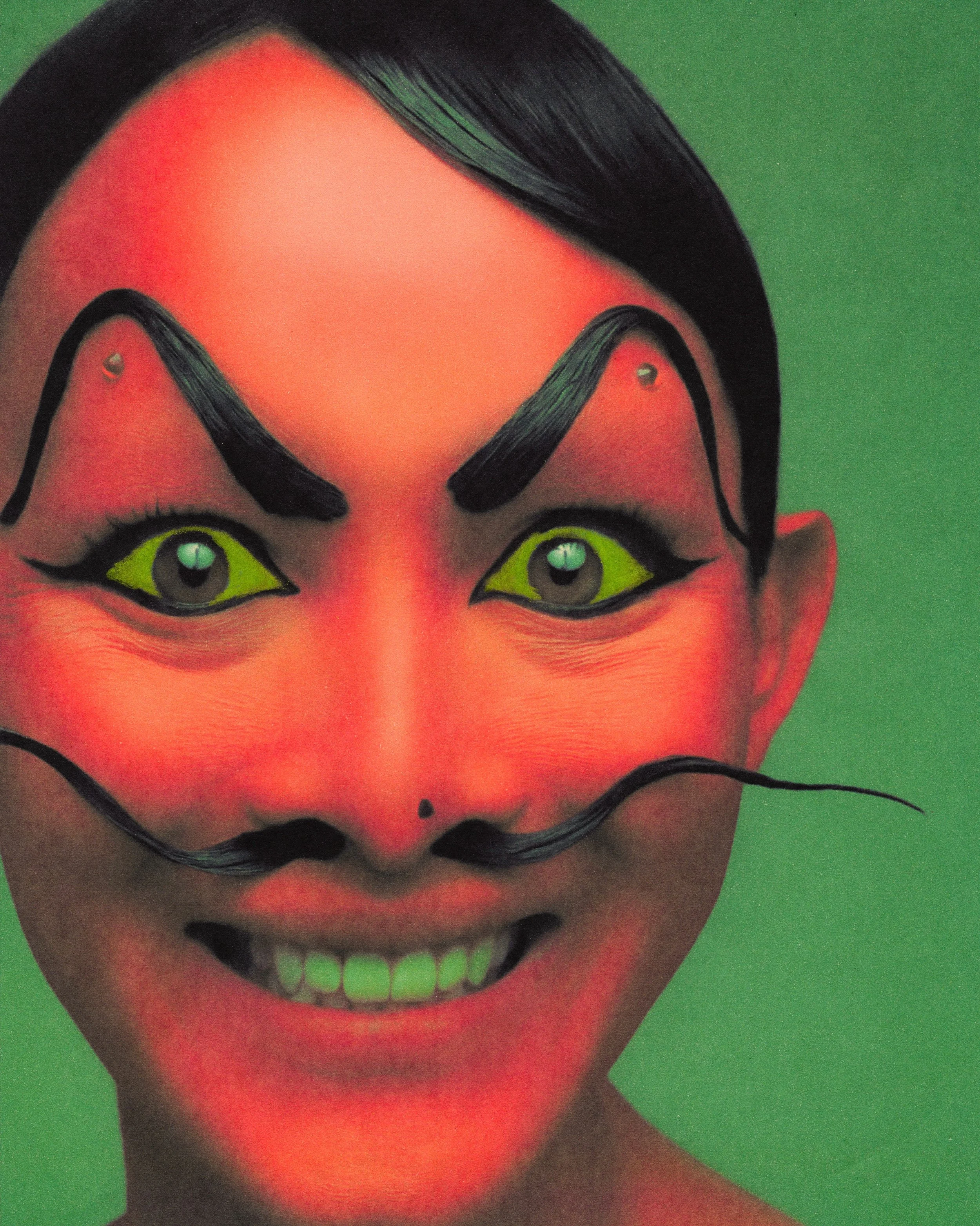 "YOU'RE NEXT"
self portrait photograph
colored pencil on paper
8.5x11"