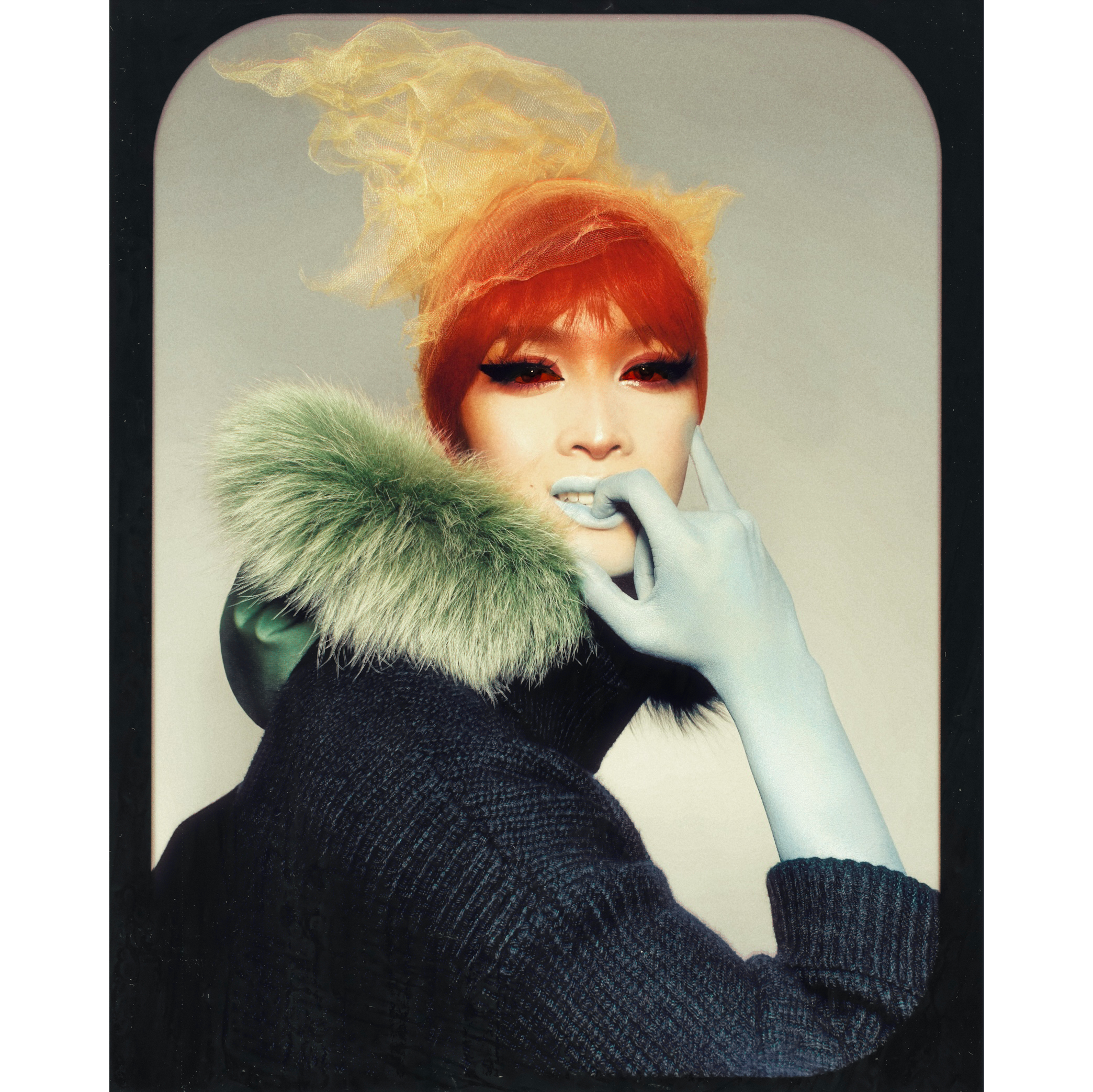 "hot head cold limb"
self portrait photograph