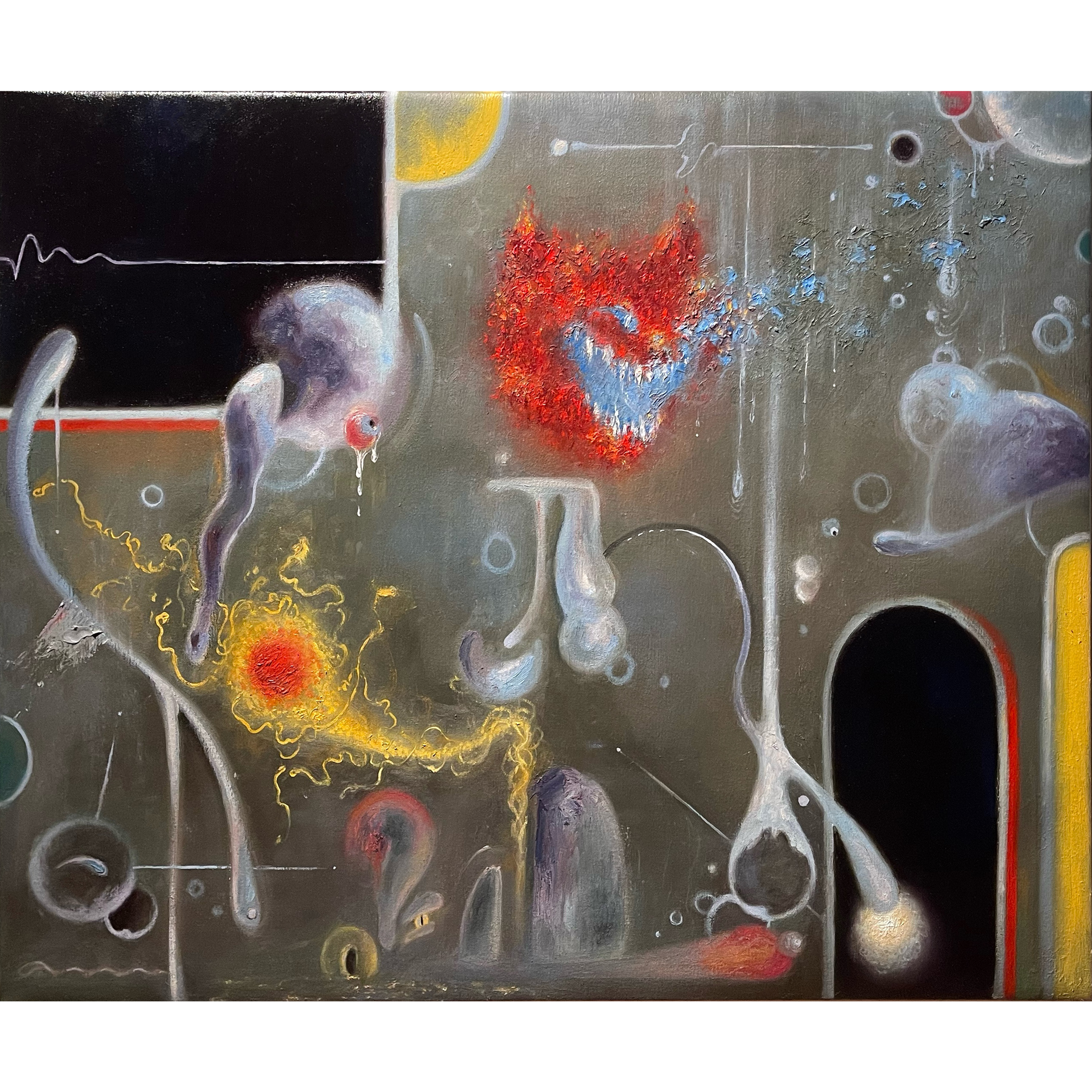 "the heart wants what the heart wants"
oil on canvas
25x30"