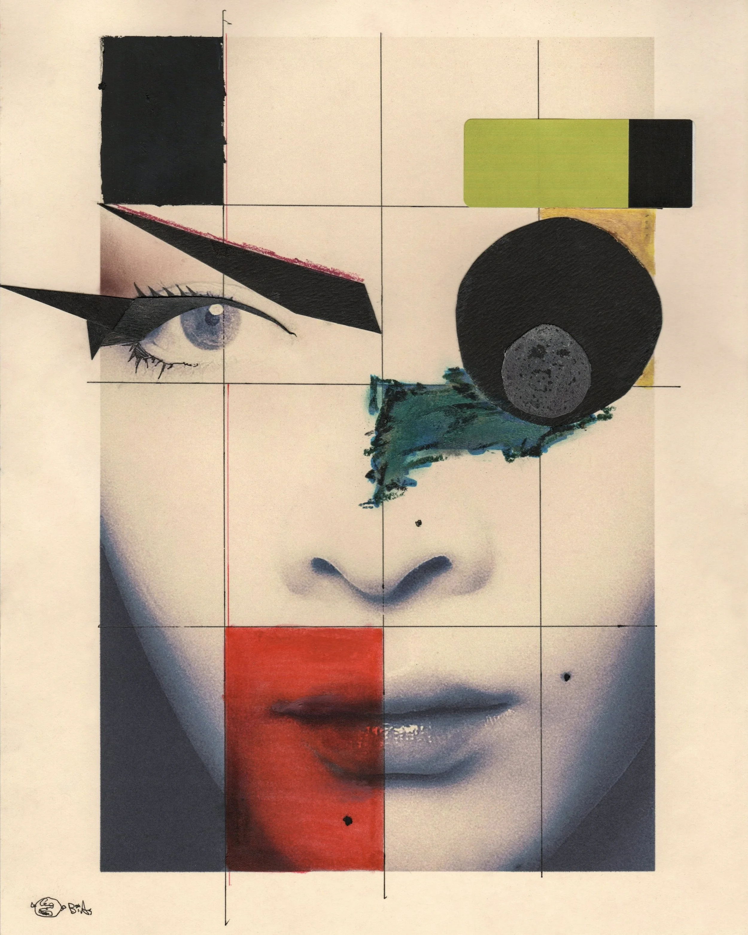 from Shiseido Commission
self portrait photograph
makeup, paper, and ink on paper
8.5x11"