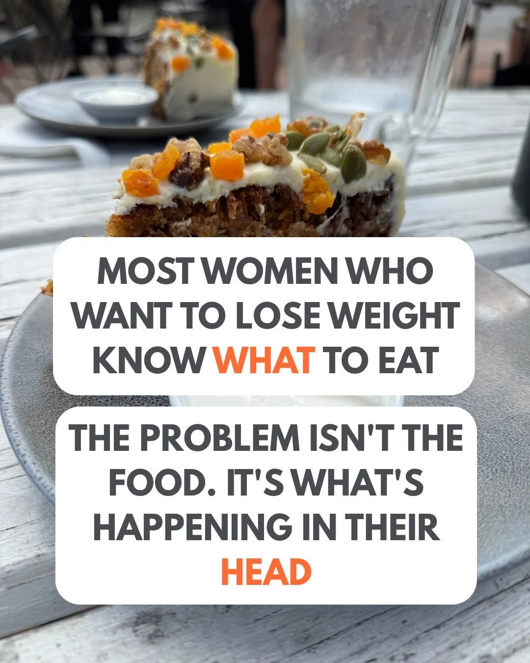 Most women who want to lose weight already know what to eat. The problem isn&rsquo;t the food. It&rsquo;s what&rsquo;s happening in their head.

All-or-nothing thinking. One thing goes wrong and the whole day feels ruined. Using food to cope with str