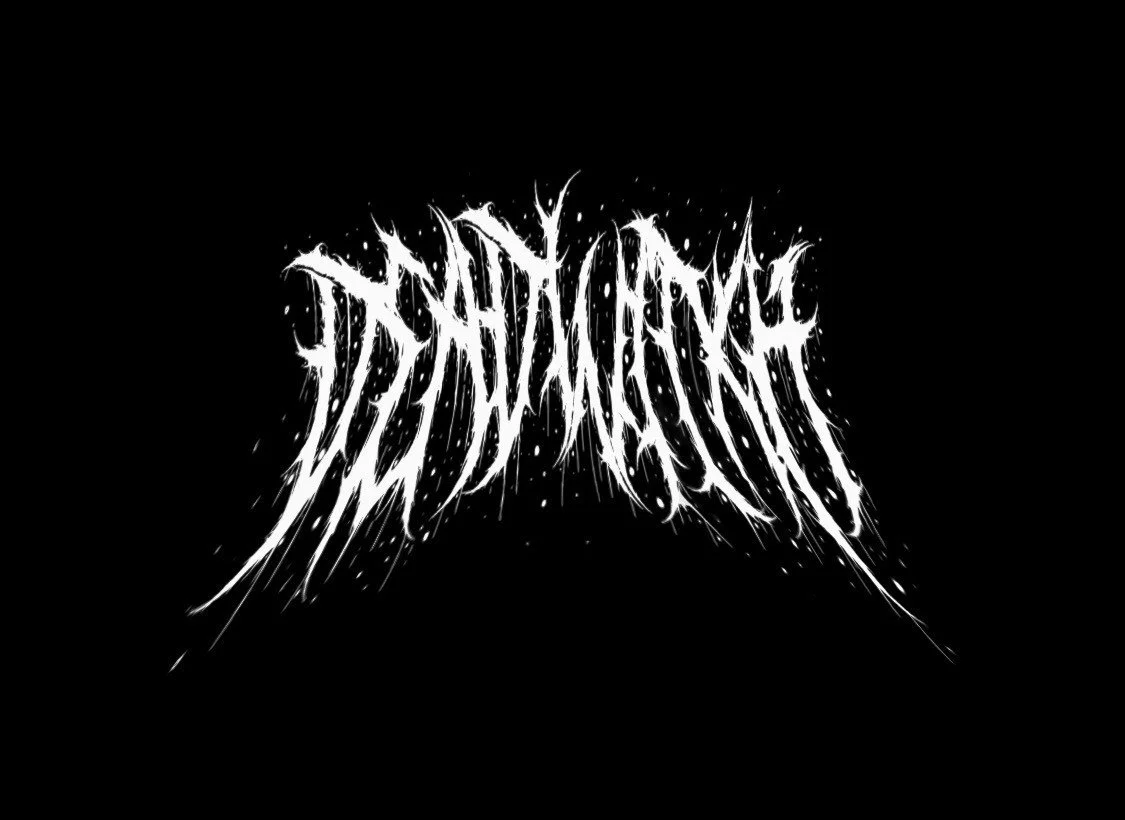 A black background with the word 'DANGEROUS' written in a stylized, spiky white font resembling jagged, dripping paint or ice.