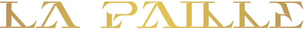 Gold metallic text spelling 'Luxury' with a shiny and reflective surface.