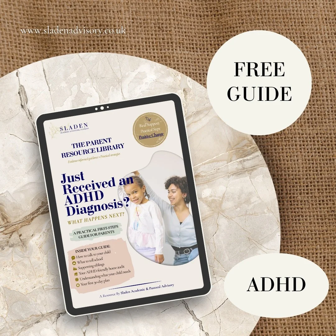 Your child has just received an ADHD diagnosis&hellip; now what? 💚

Do you tell school?
How do you explain it to your child?
What support should you ask for?
Should you change anything at home?

I've created a FREE practical parent guide to help you