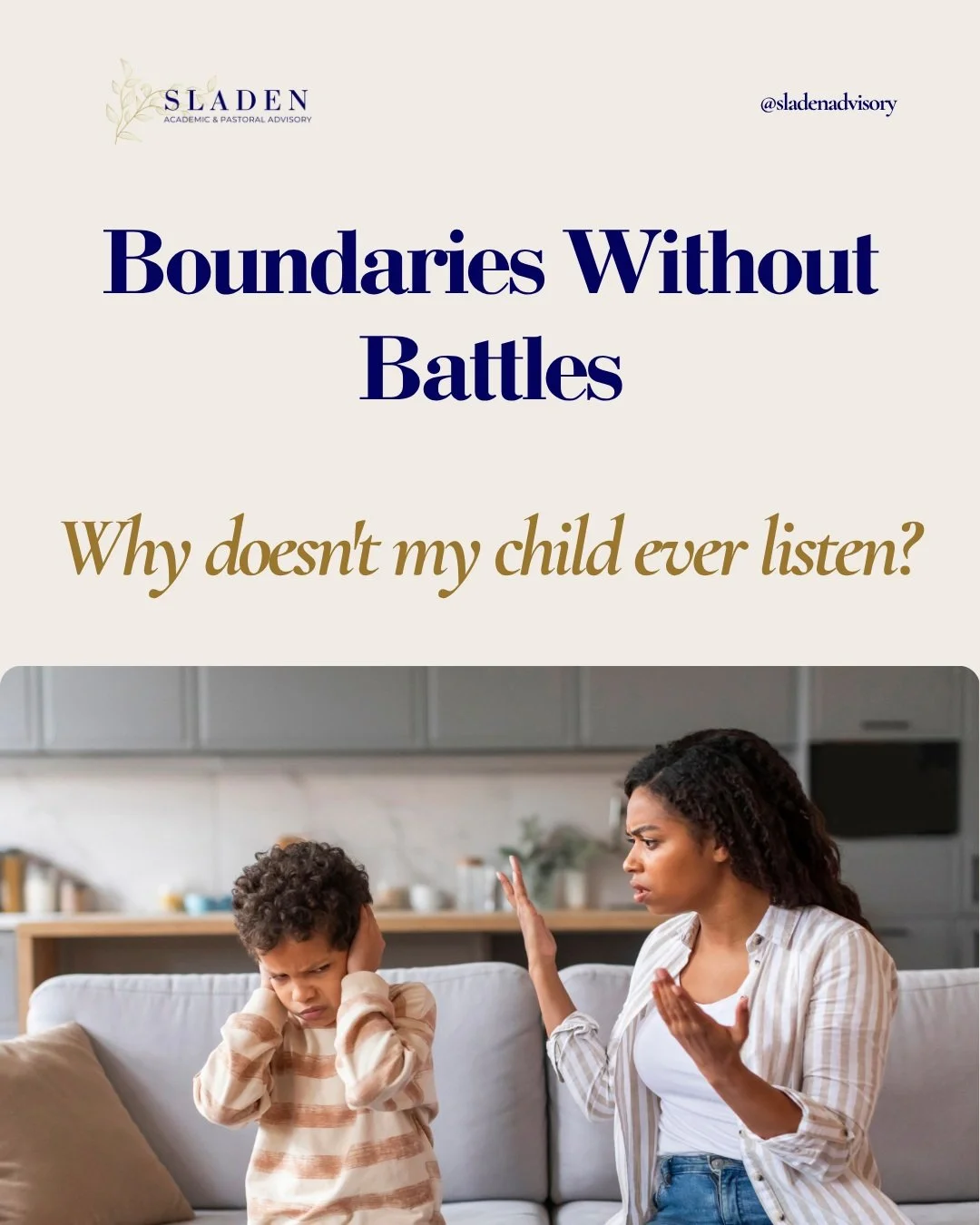 One of the biggest myths in parenting is that boundaries and connection can't exist together.

They absolutely can.

Children need adults who are calm enough to hold the boundary while helping them learn the skills they're still developing.

That's e