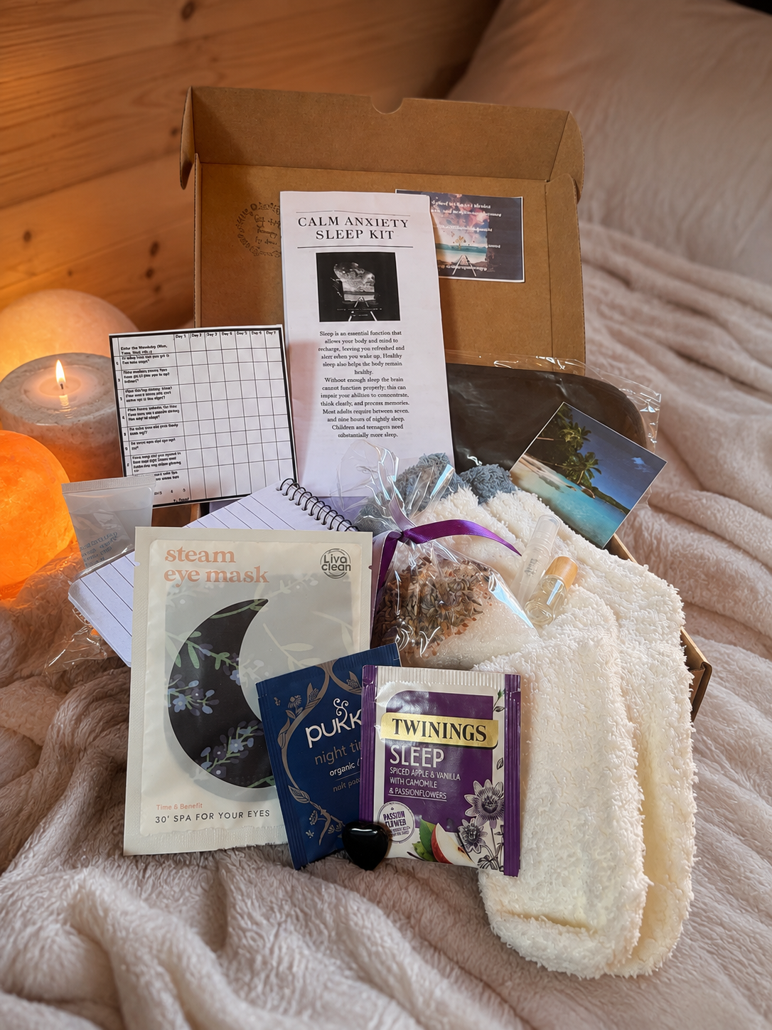 Sleep kit for calming anxiety and relaxation