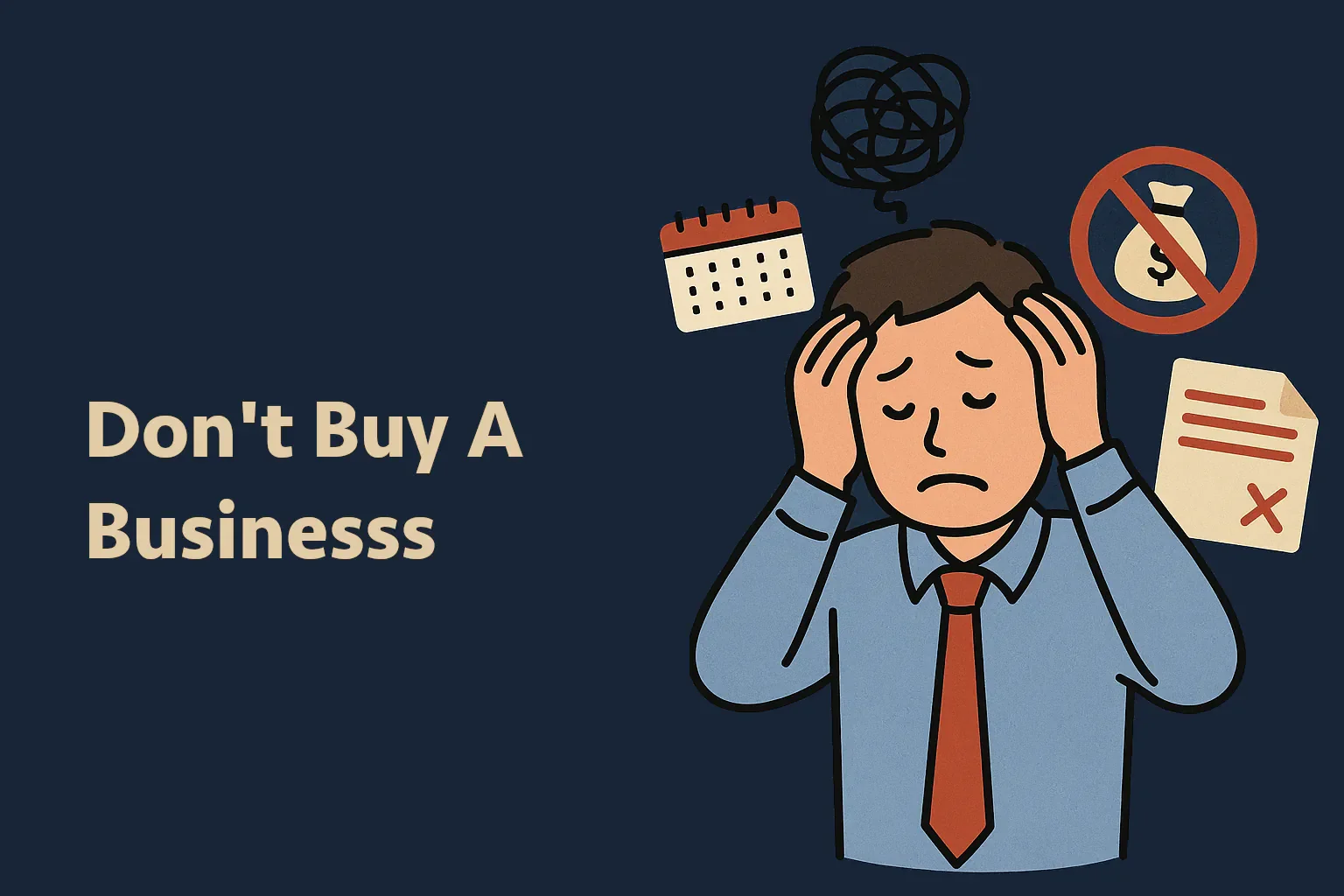 Why you definitely should not buy a business