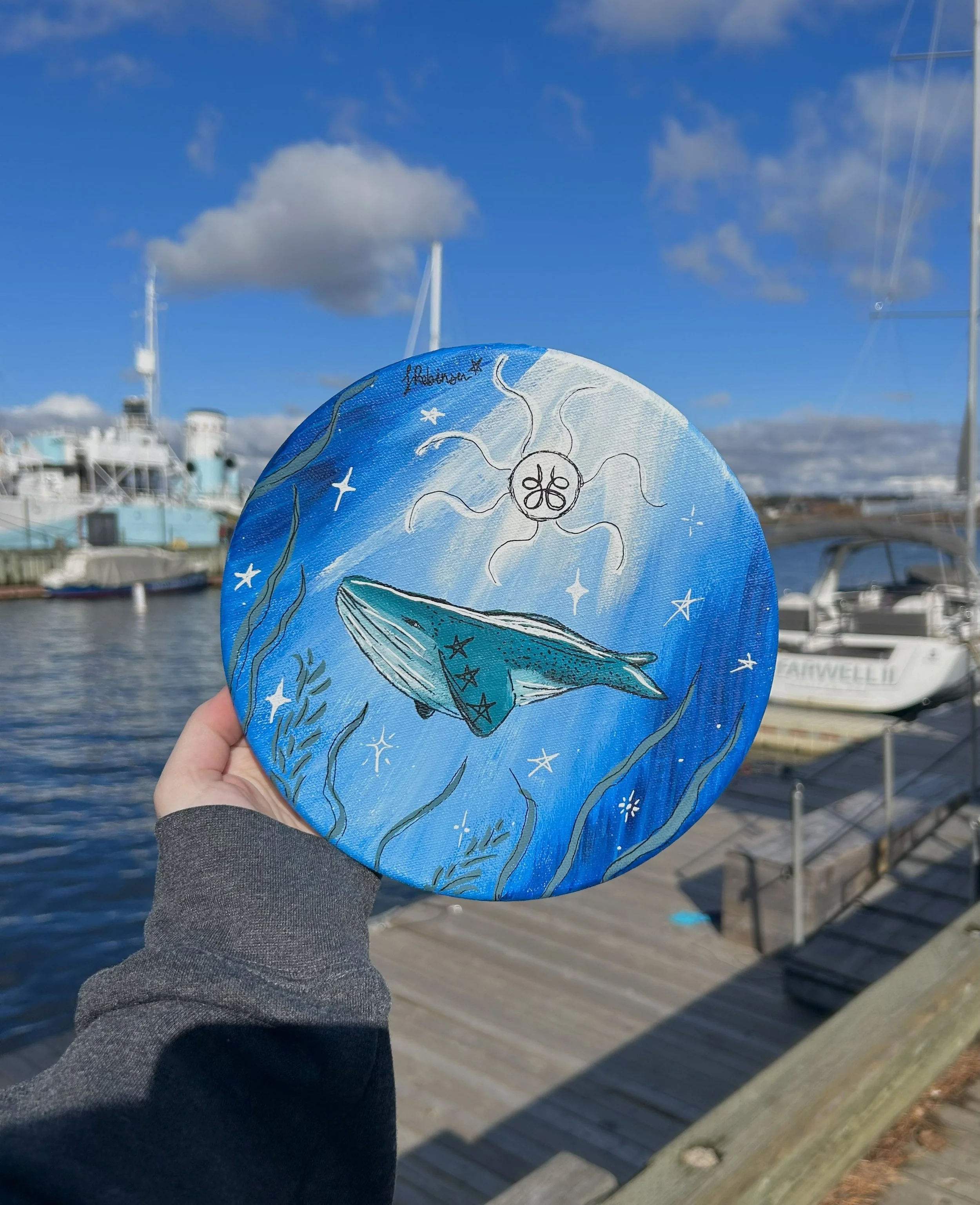 Putup (Whale) Canvas