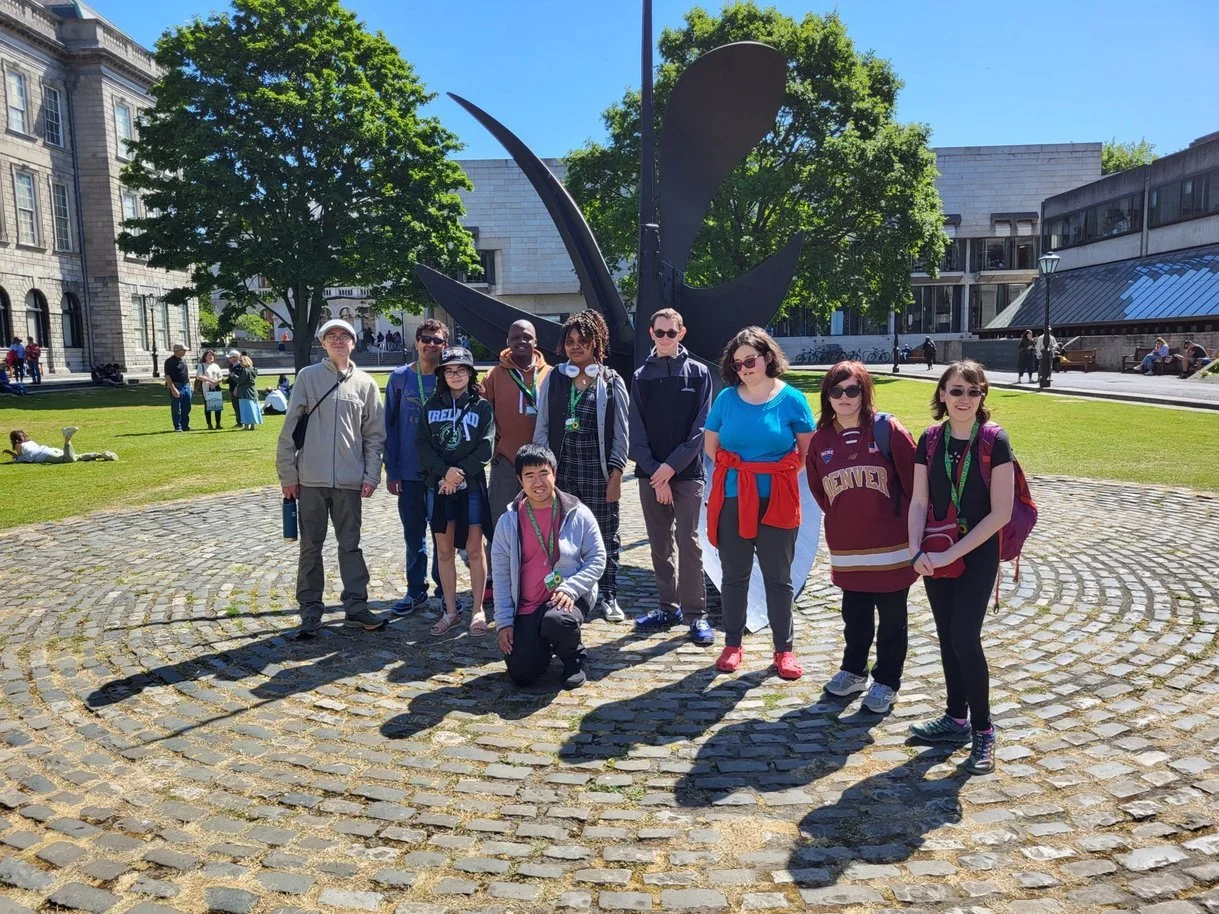 Group at Trinity College on Dublin Ireland