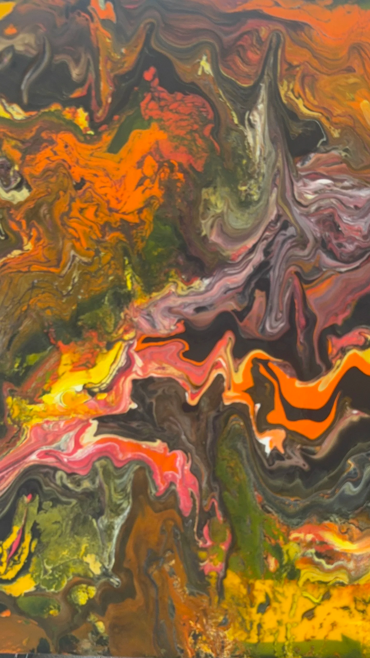 Flames
12 x 24"
Acrylic Pour
Can be Customized