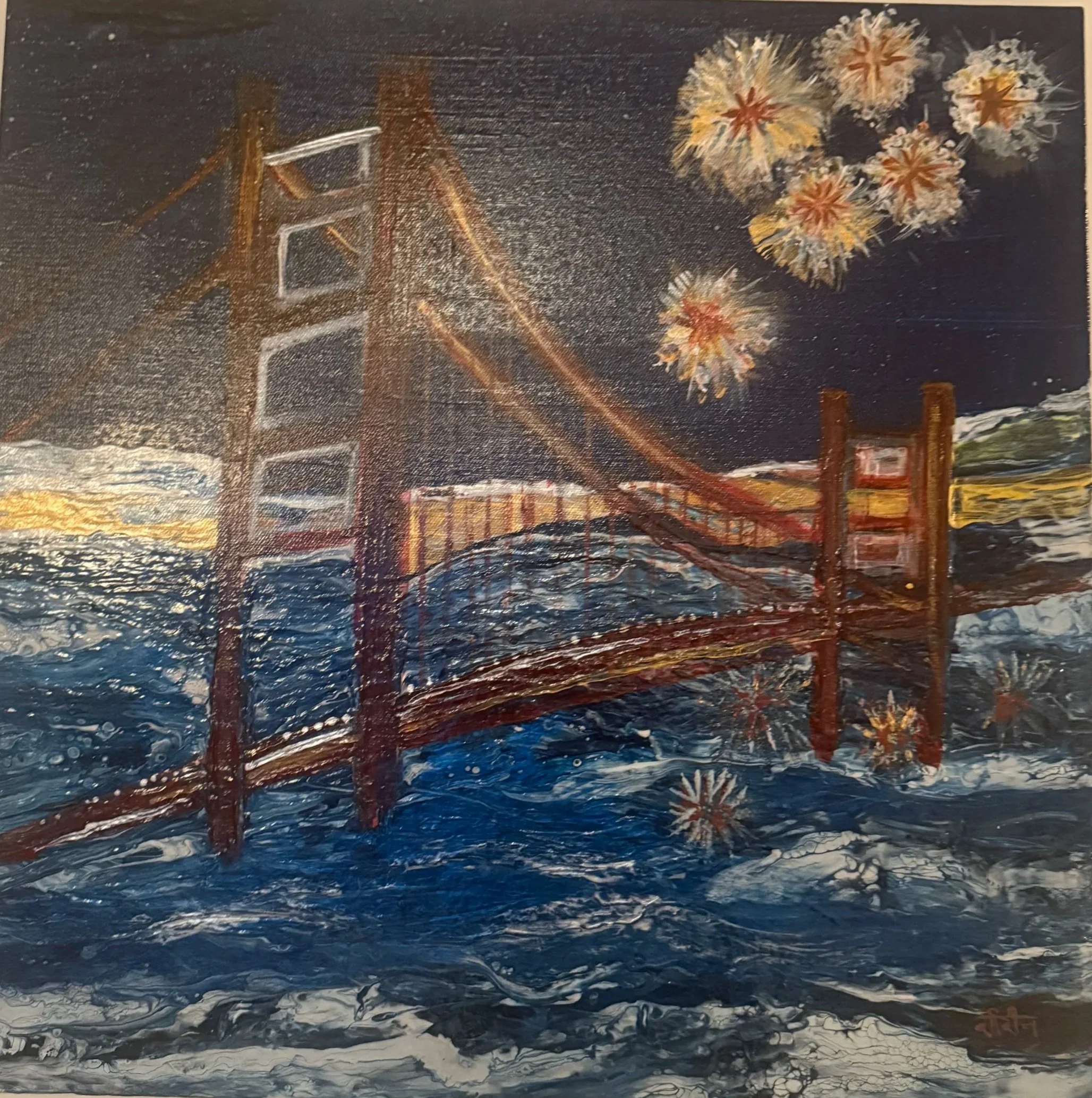 Golden State
24 x 24" Acrylic on Canvas 