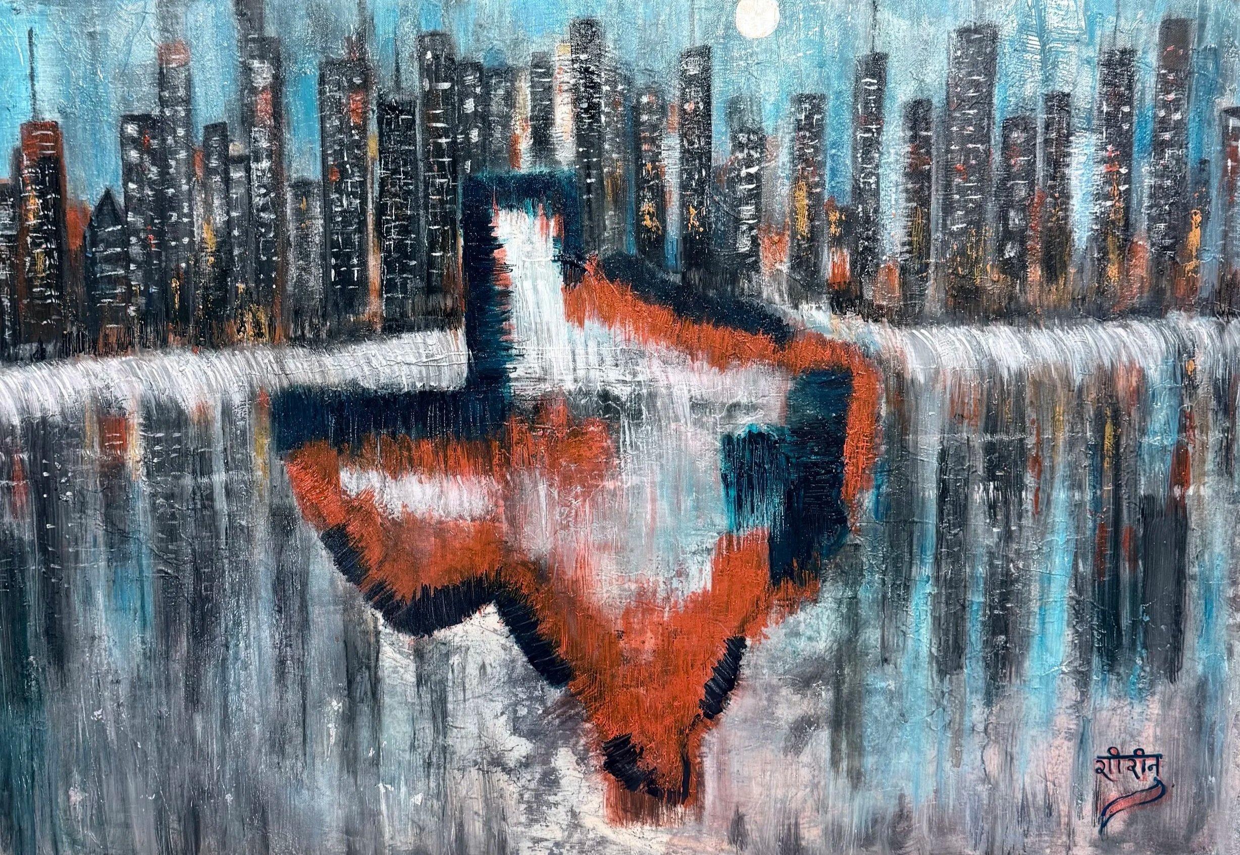Texas Skylight
36 x 48"
Acrylic Textured Painting on Canvas