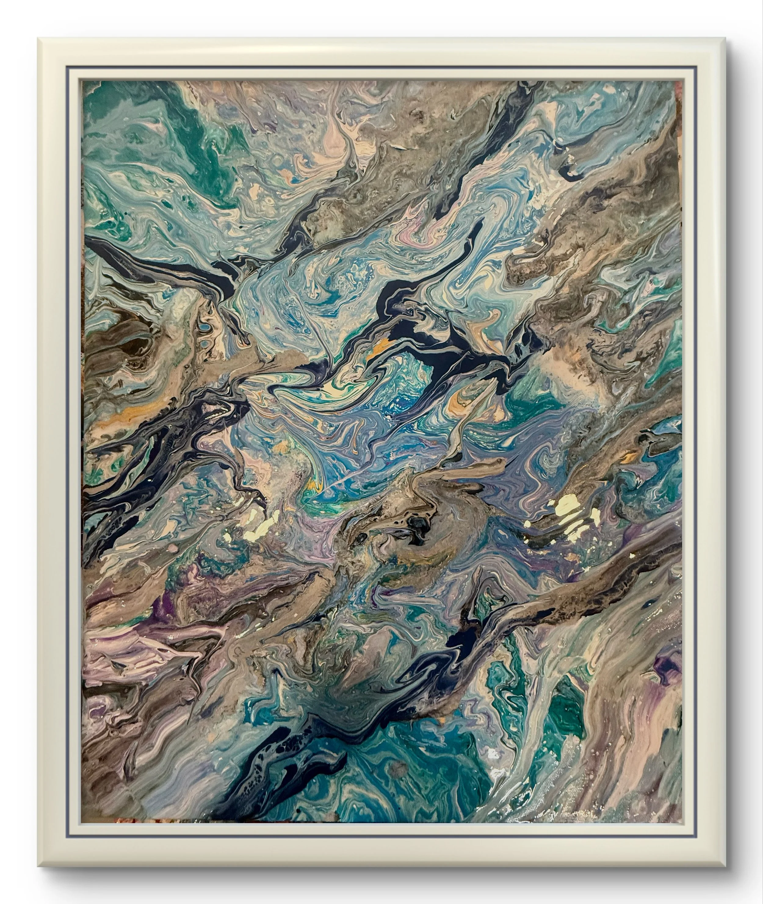 Serene
Acrylic Fluid Pour
20 x 24"