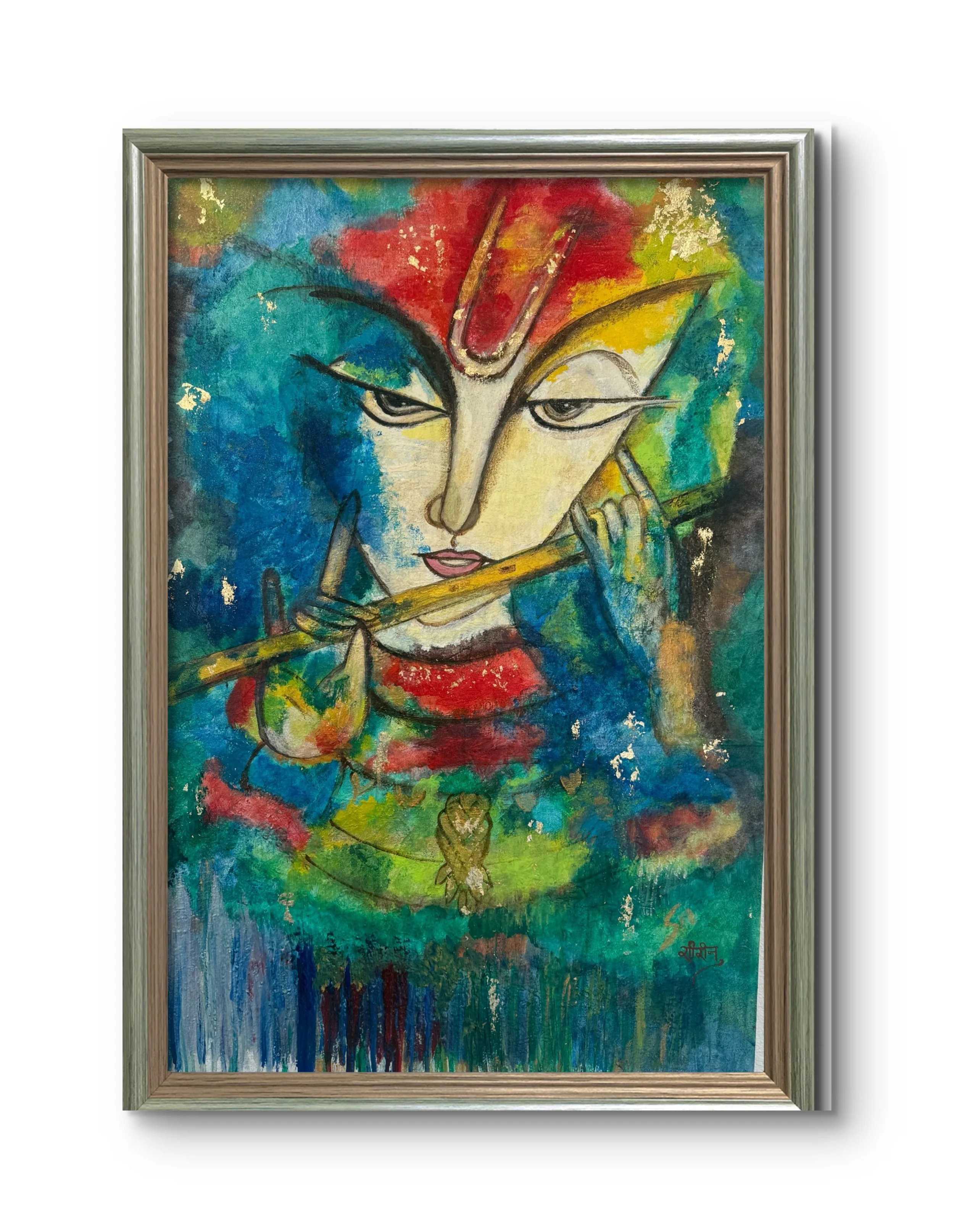 Melody 
Lord Krishna
Acyrlic on Canvas 36 x 48"