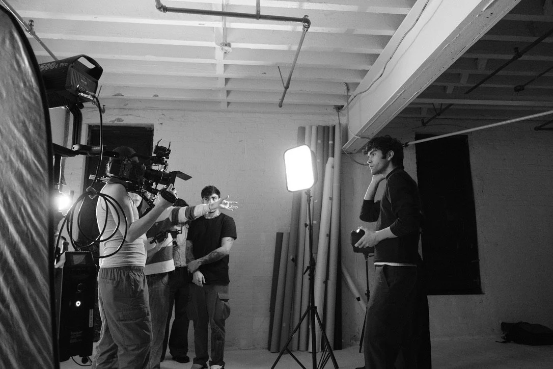 BTS of Table Manners film (Kassidy Gregory) 