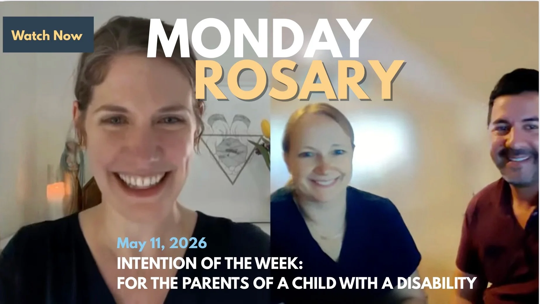 Another great Monday Rosary! This week we prayed specifically for PARENTS OF A CHILD WITH A DISABILITY. If you missed it live, please give it a listen at the link in bio and pray whenever you are able. Share with any parent you know who loves and car