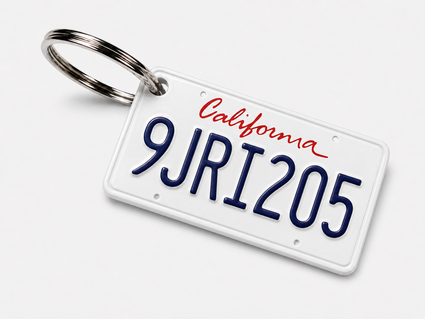 License Plate Keychain