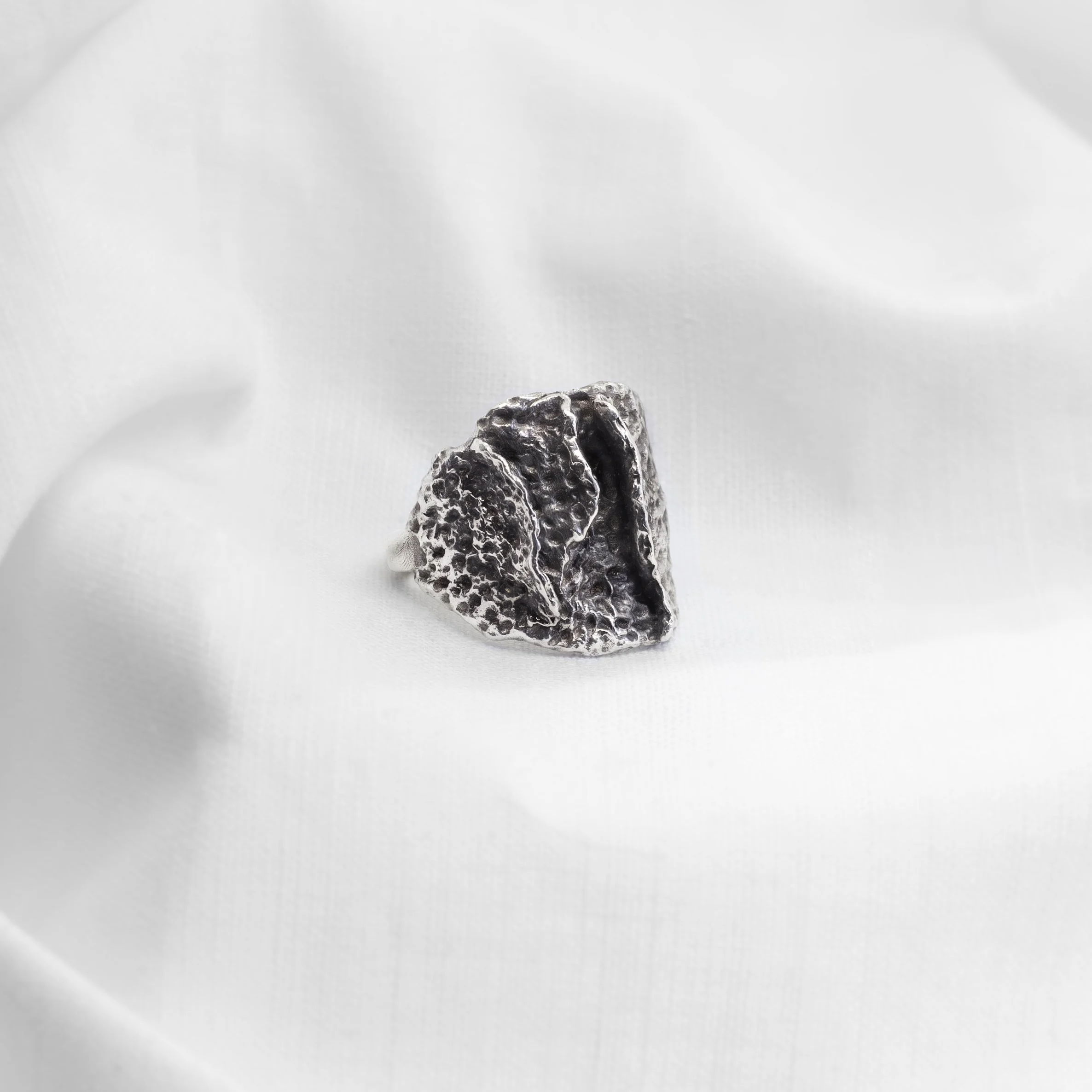 Cadera Jewelry A pile of Rind Peels Tangerine Oxidised Silver 925