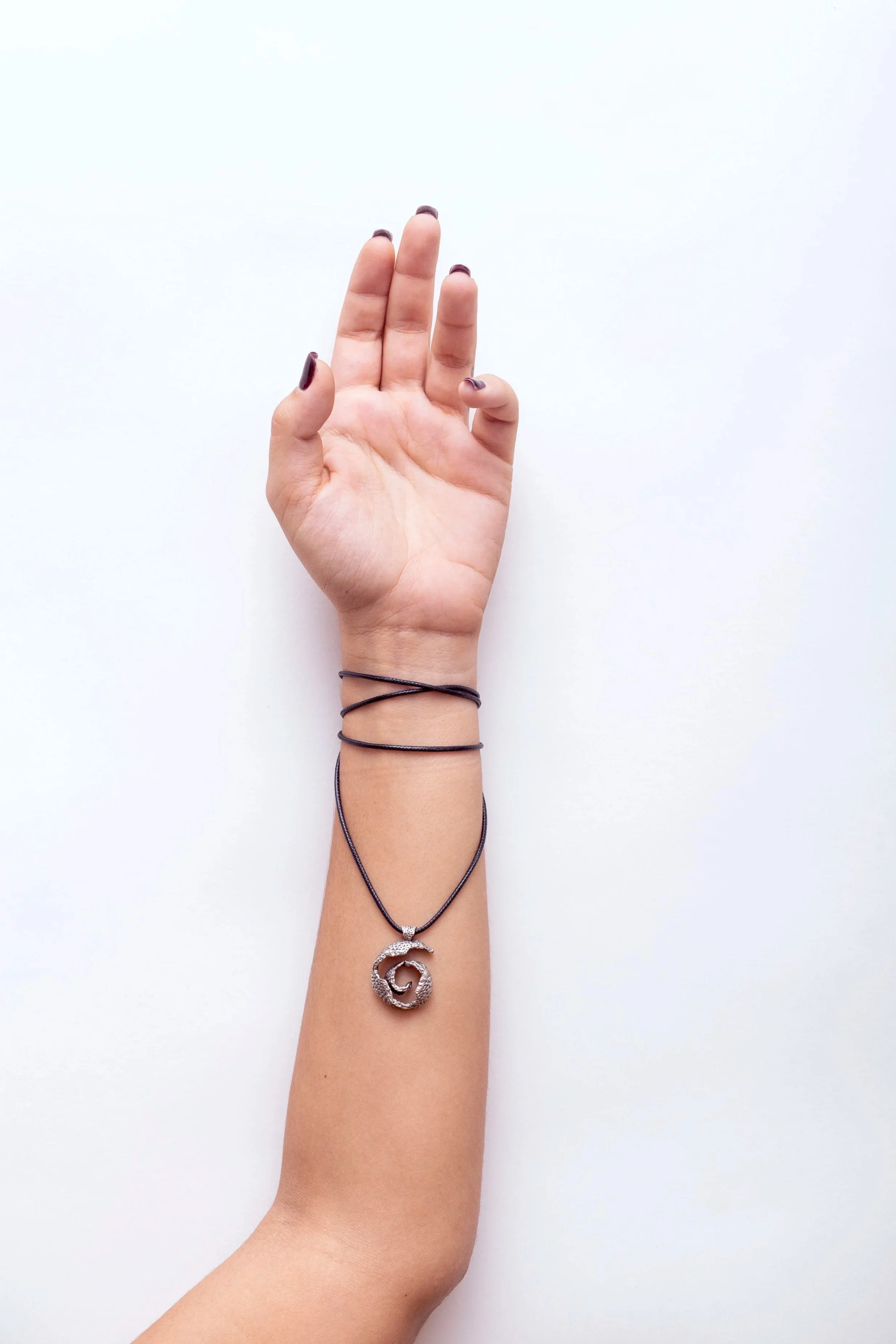 Cadera Jewelry Spiral Peel Pendant Wearable Art