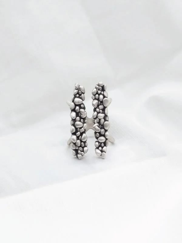 Pebbles Dual Ring - Mavra Volia