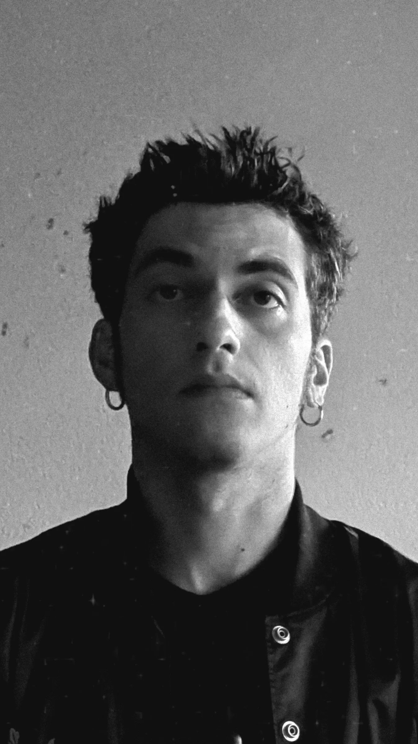 Black and white portrait of Cadera jewelry designer