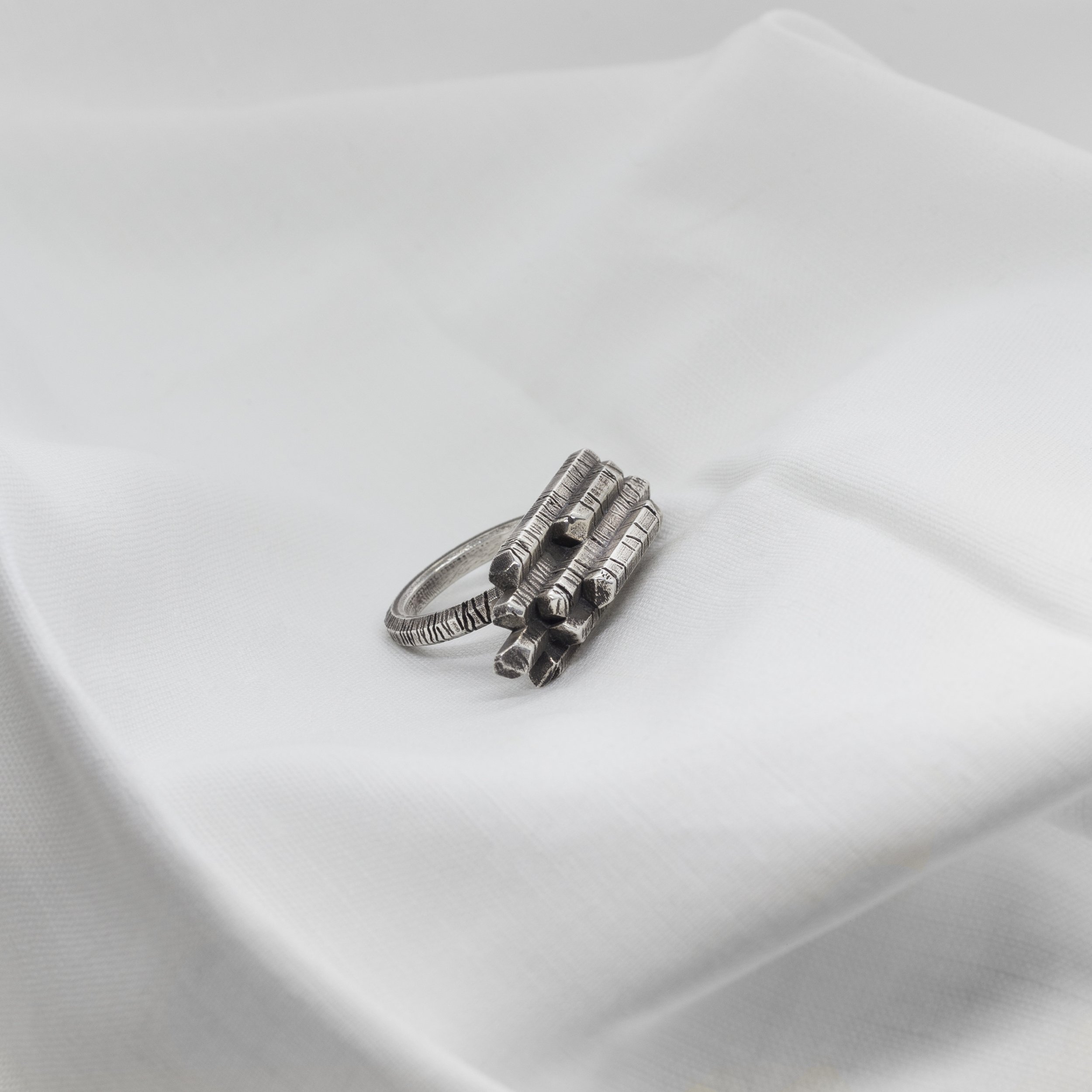 basalt-statement-ring-textured-silver-cadera-jewelry