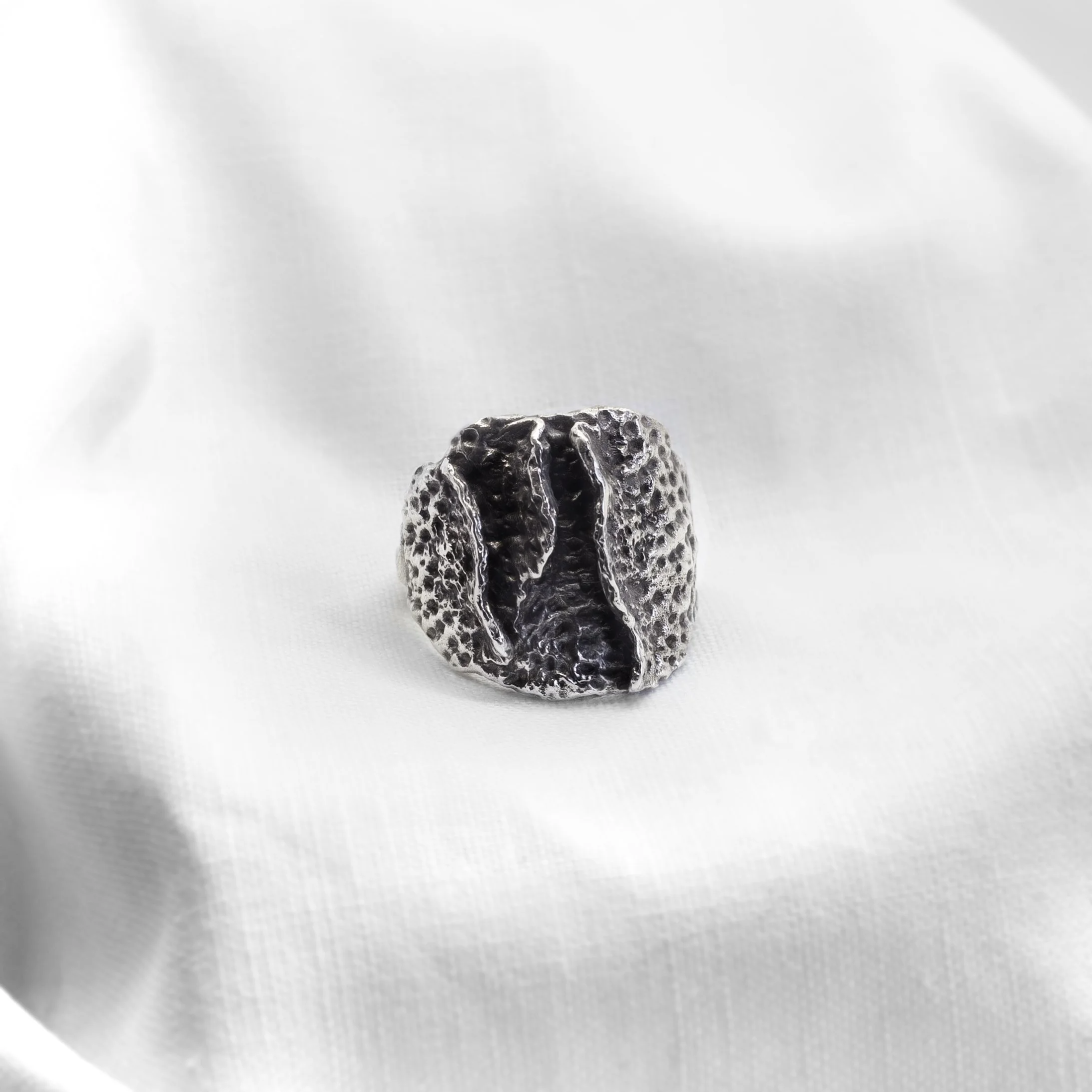 Cadera Jewelry A pile of Rind Peels Tangerine Oxidised Silver 925