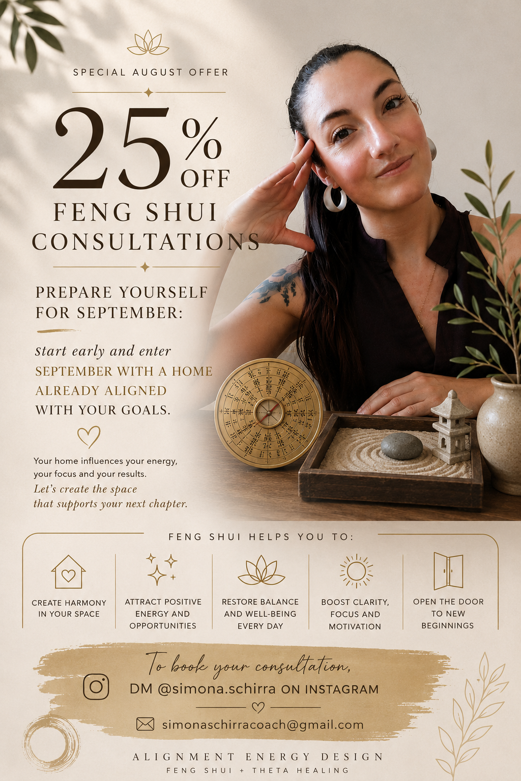 25% OFF for the Month of August