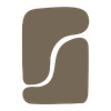 An abstract gray icon of a stack of papers or documents.