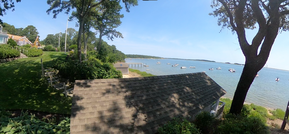 Existing Little Bay site conditions and yard
