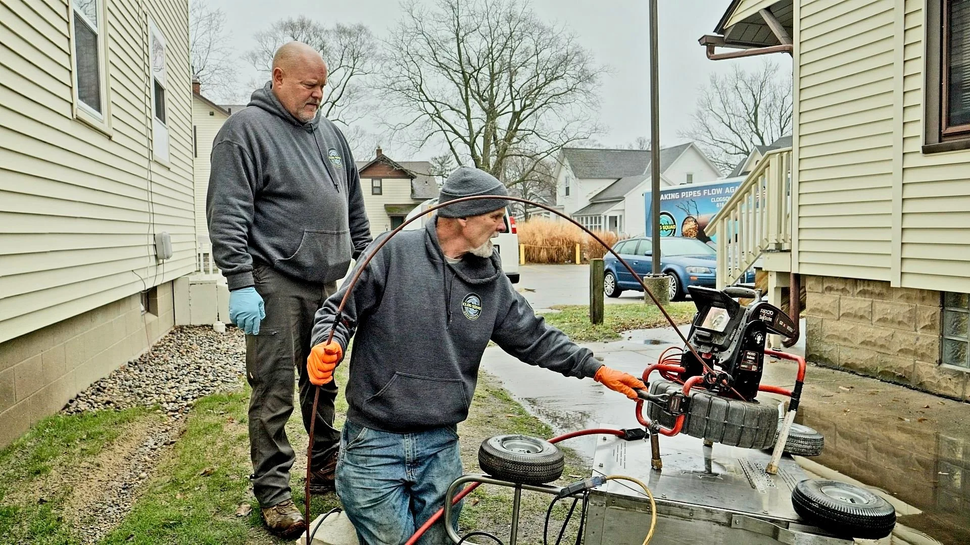 Our Efficient Sewer Line Maintenance In Hamilton, MI — Clog Squad