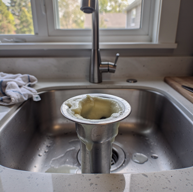 How Grease Builds Up Inside a Drain Line and Causes a Clog