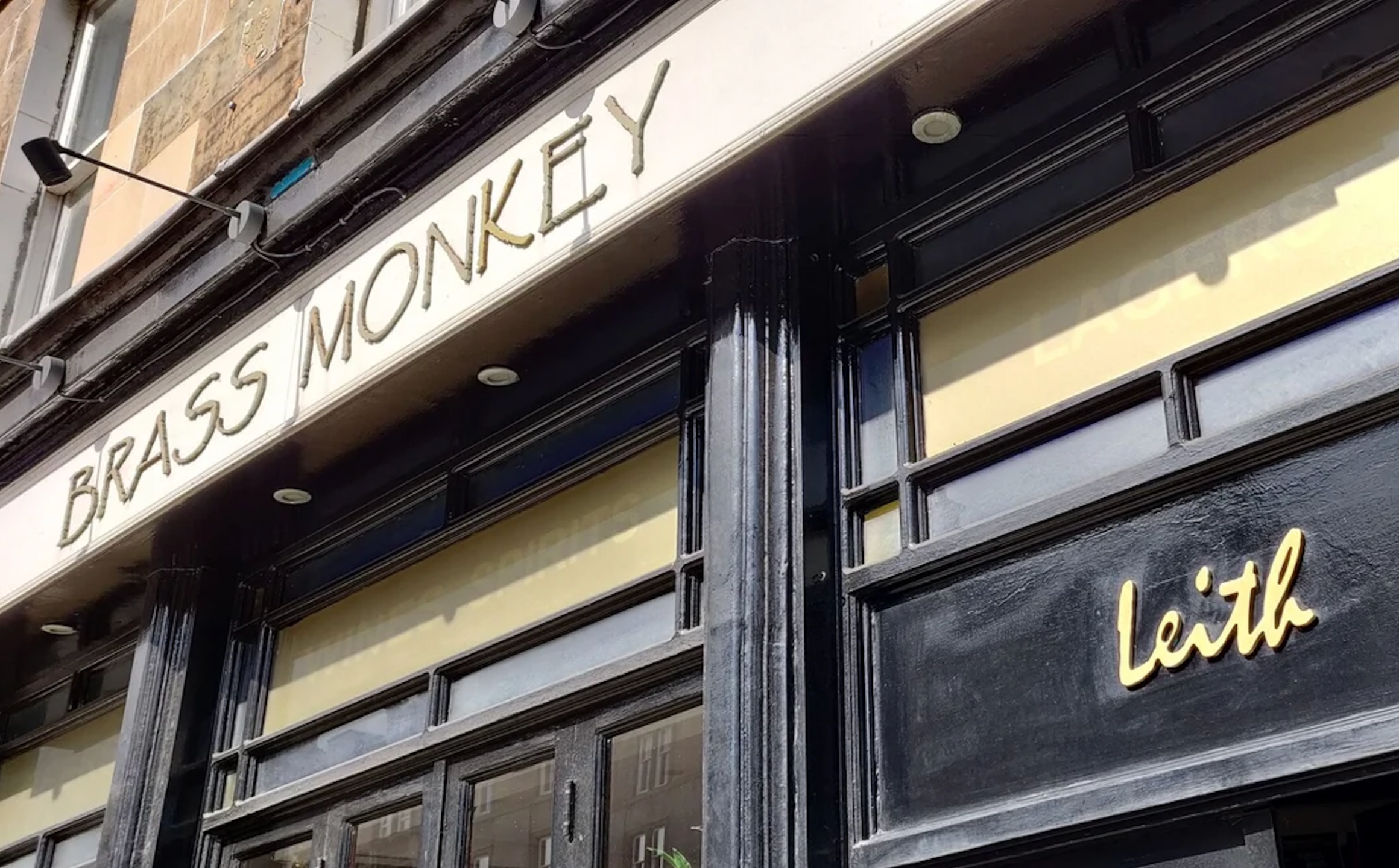 Exterior view of Brass Monkey Leith