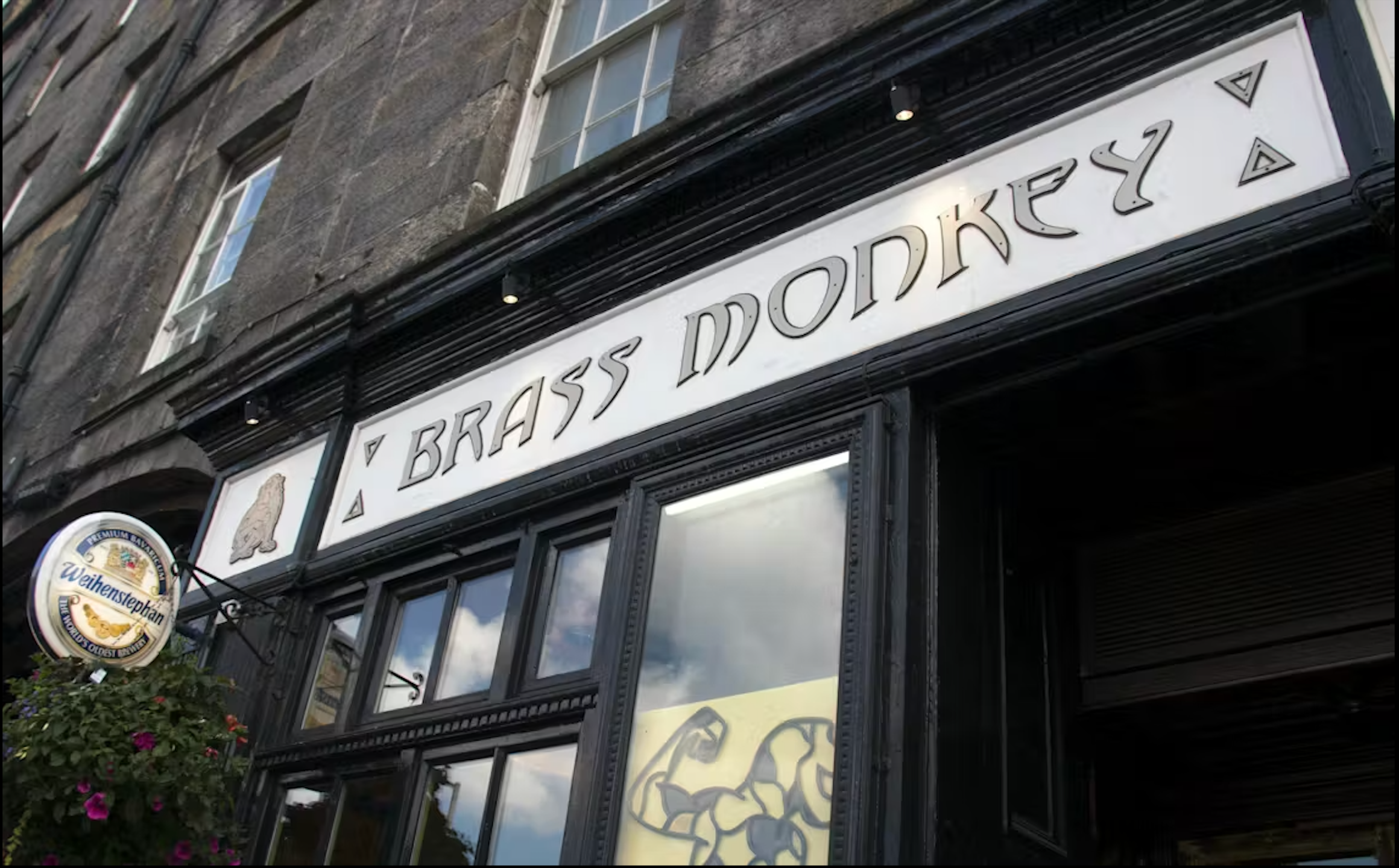 Exterior view of Brass Monkey Drummond Street
